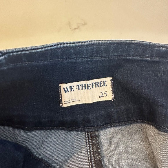 NWT WE THE FREE PEOPLE Jeans Spotlight High-Rise Wide-Leg In COLOR PERFECTION - Picture 7 of 12